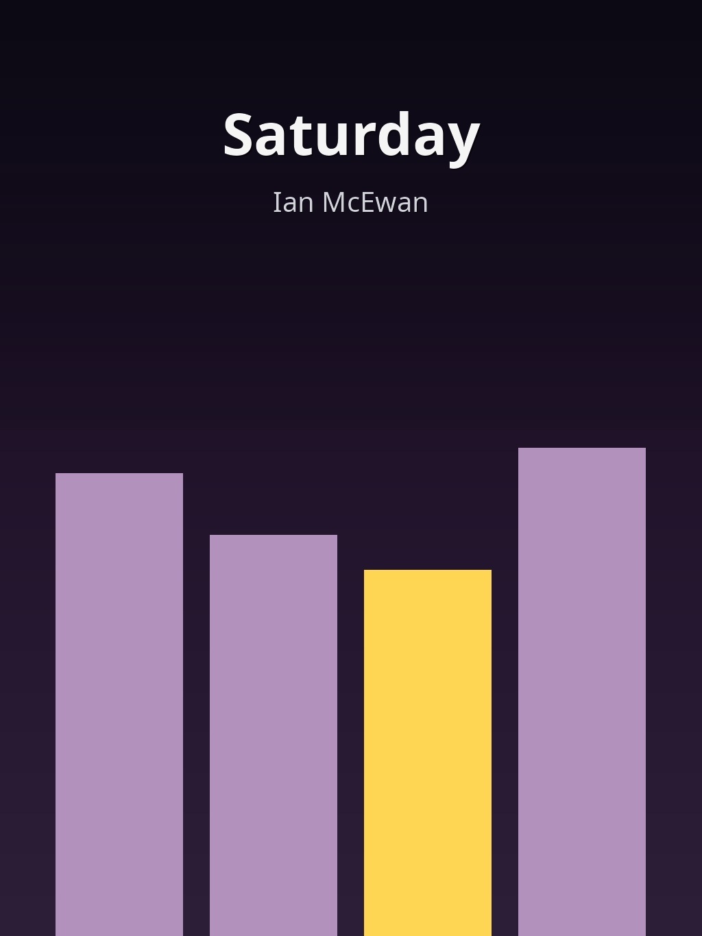 Saturday by Ian McEwan book cover