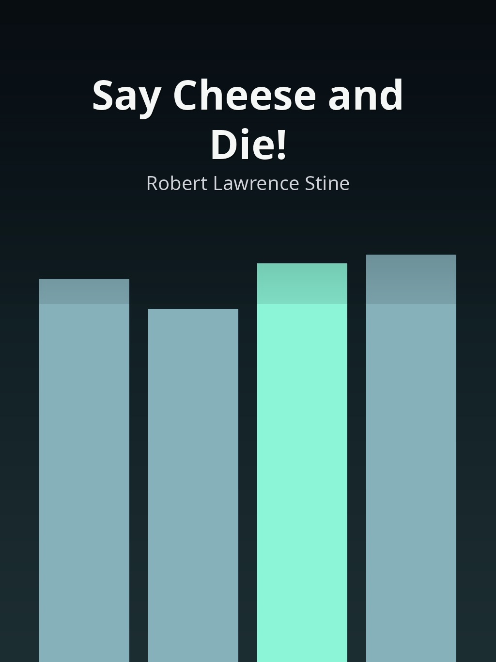 Say Cheese and Die! by Robert Lawrence Stine book cover