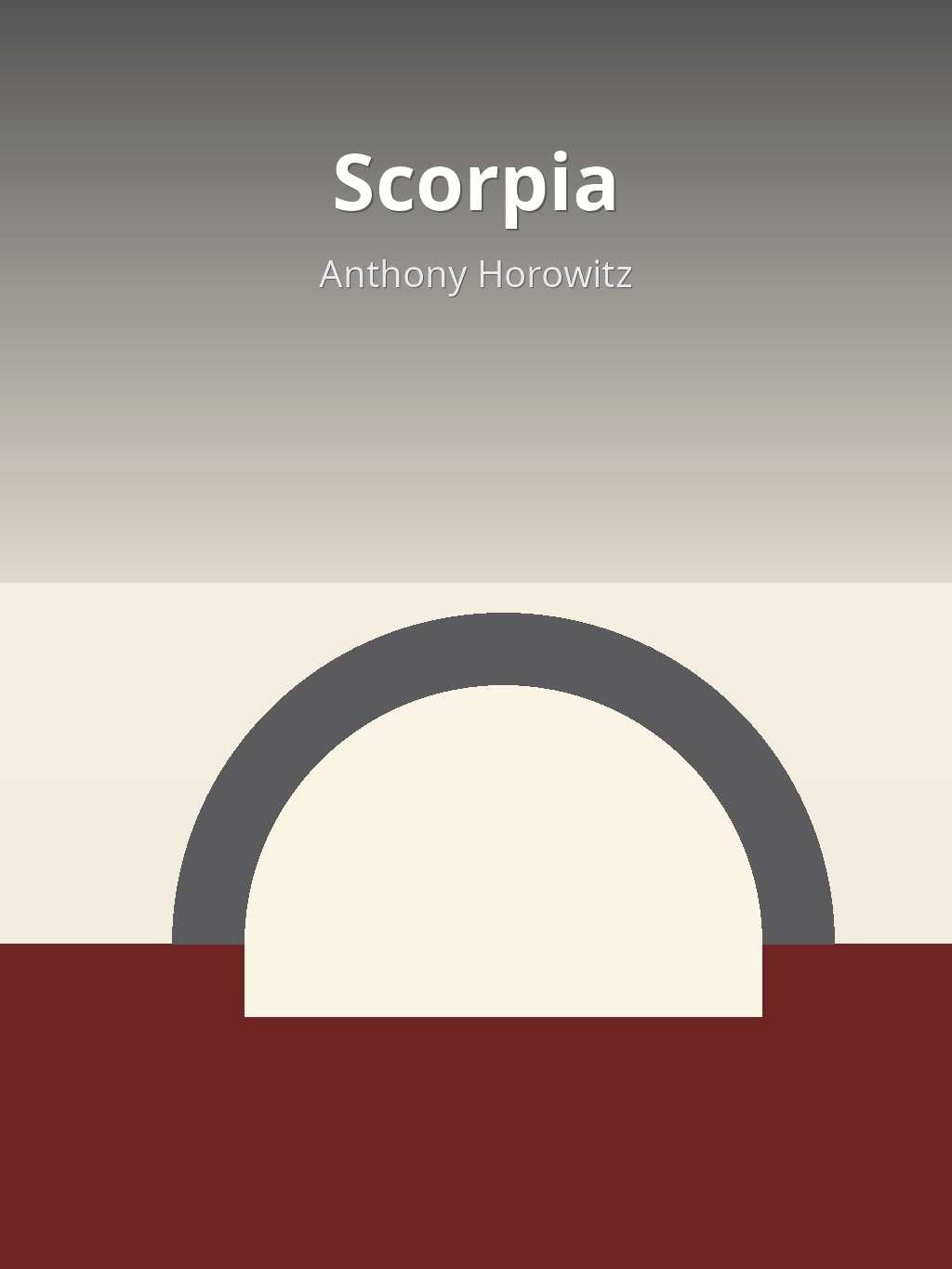 Scorpia by Anthony Horowitz book cover