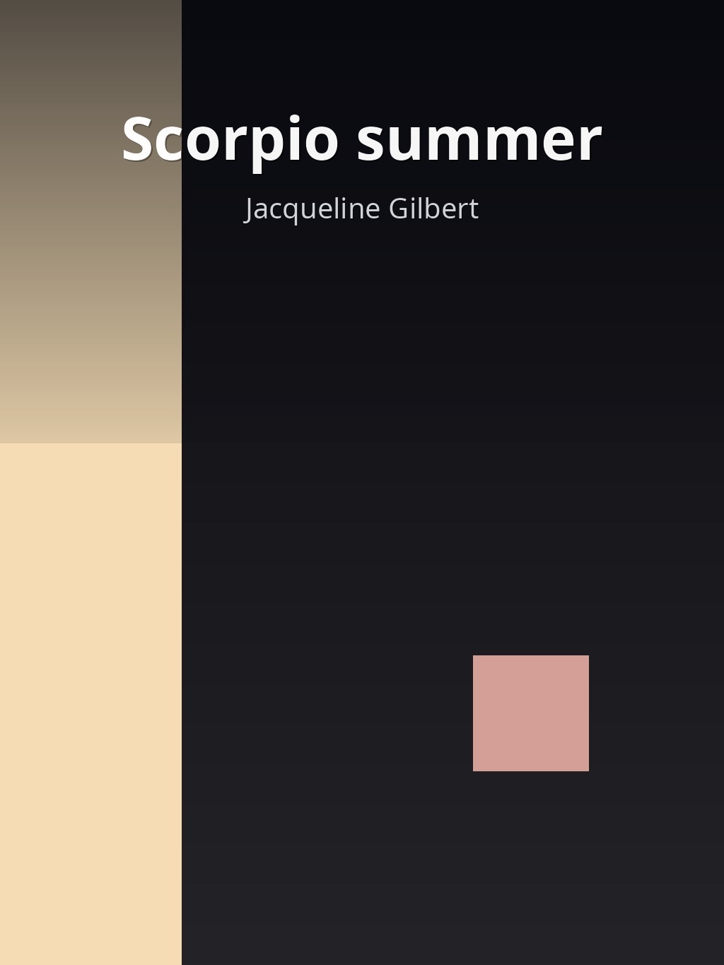 Scorpio summer by Jacqueline Gilbert book cover