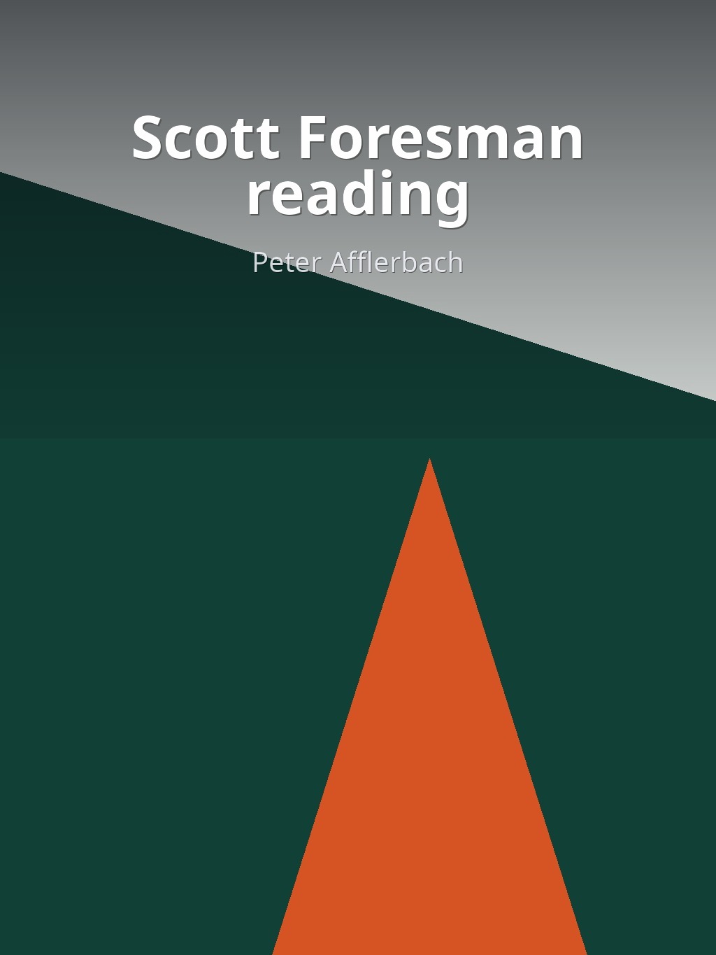 Scott Foresman reading by Peter Afflerbach book cover