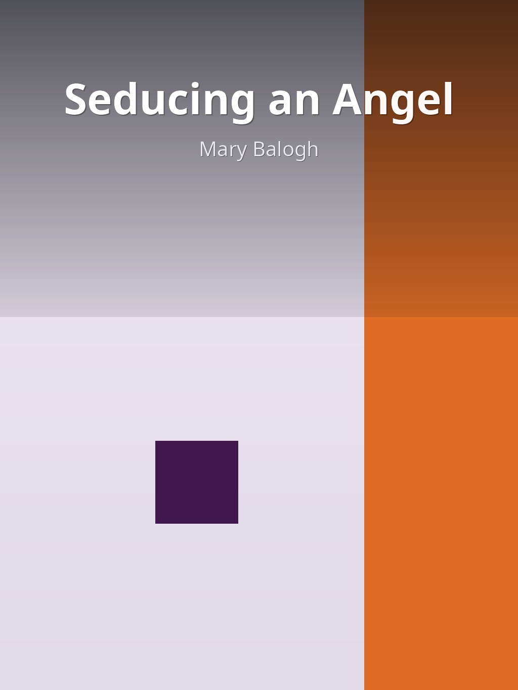 Seducing an Angel by Mary Balogh book cover