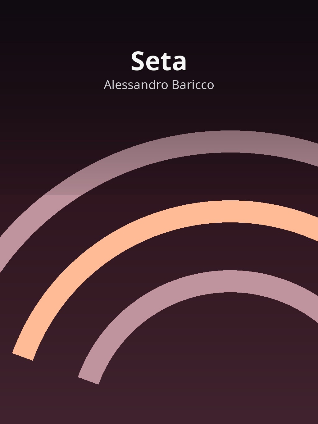 Seta by Alessandro Baricco book cover