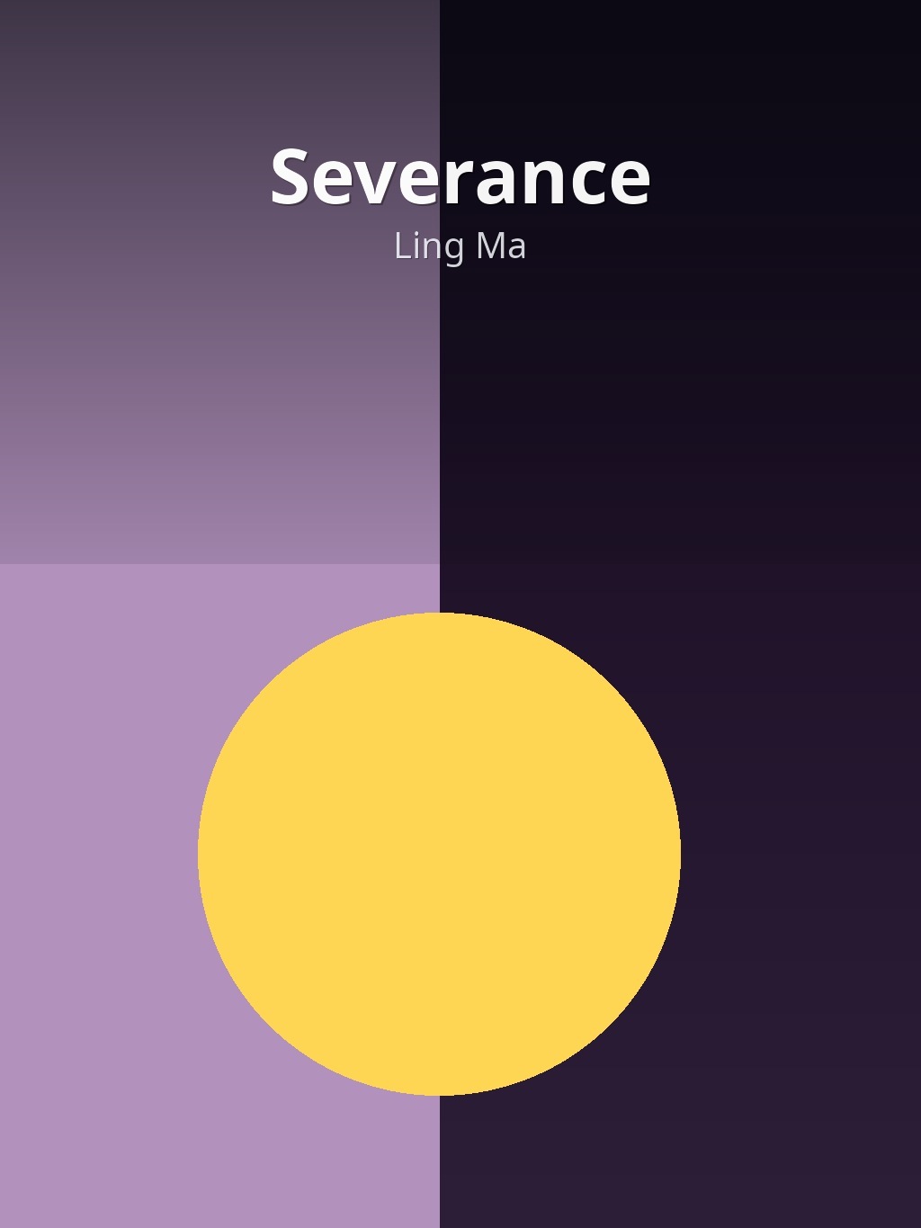 Severance by Ling Ma book cover