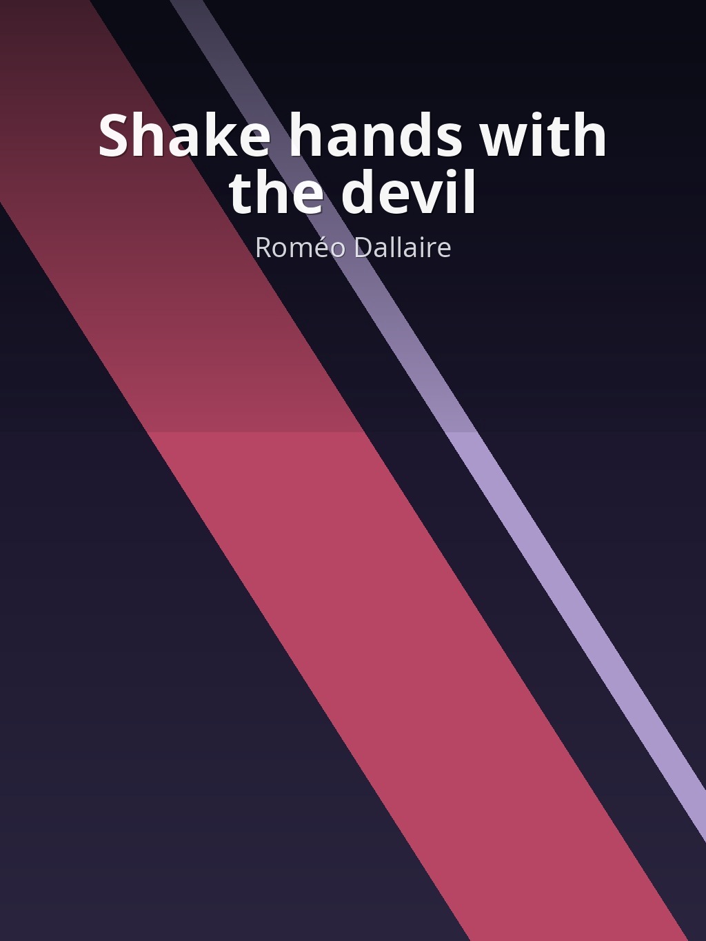 Shake hands with the devil by Roméo Dallaire book cover