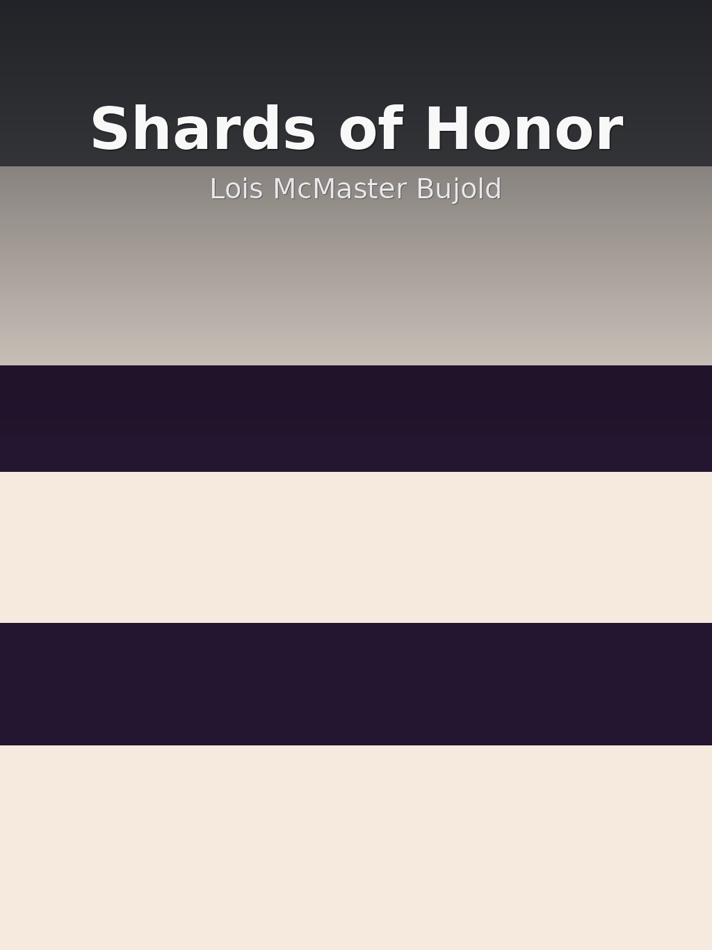Shards of Honor by Lois McMaster Bujold book cover