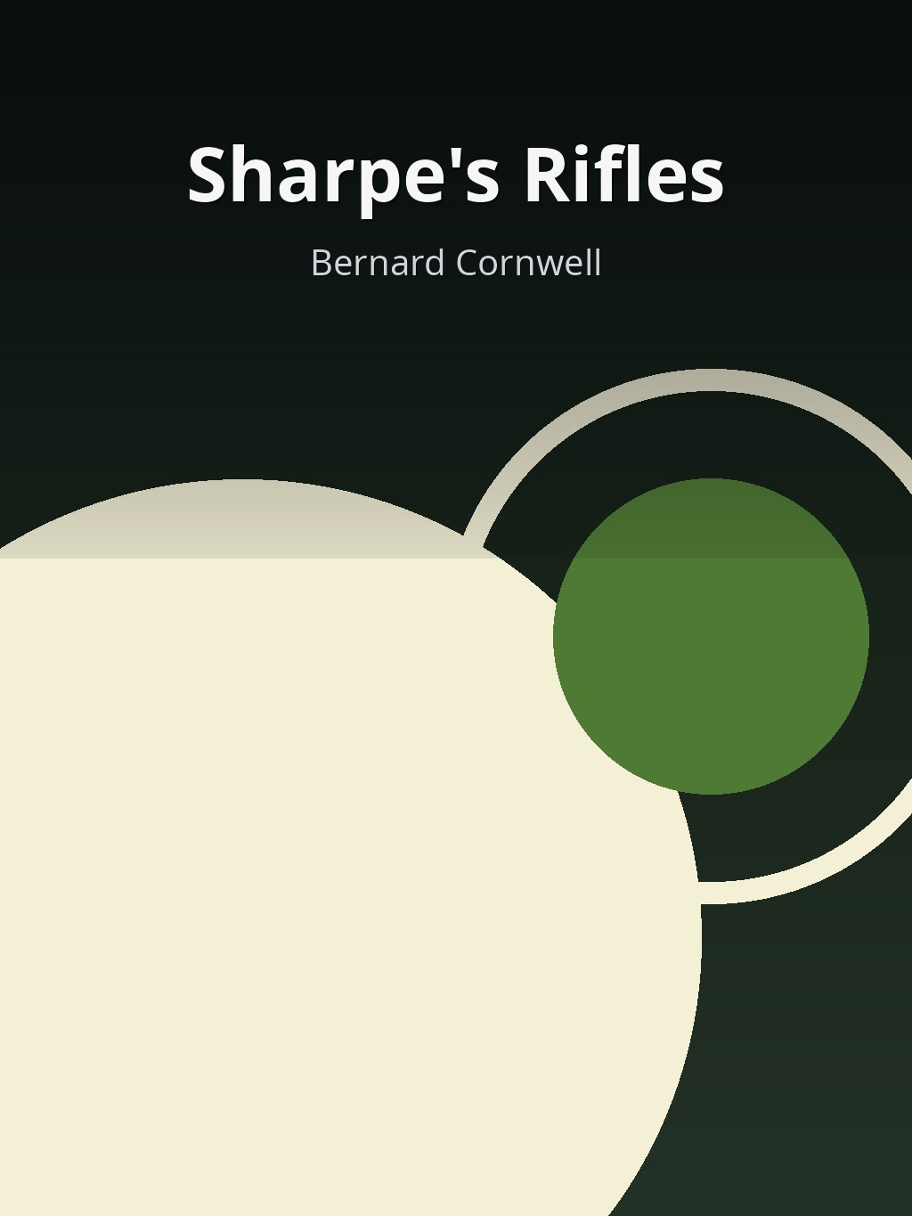 Sharpe's Rifles by Bernard Cornwell book cover