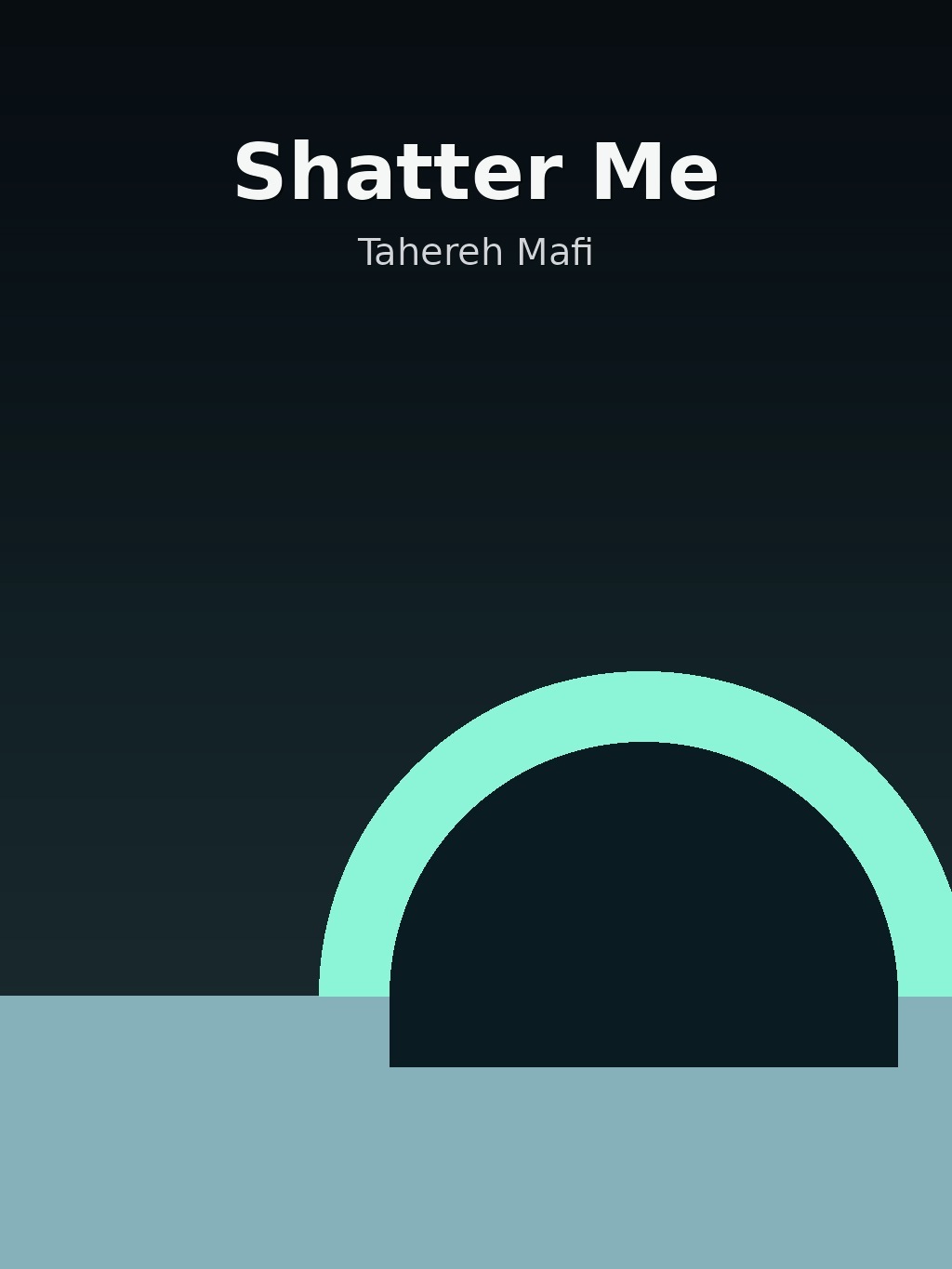Shatter Me by Tahereh Mafi book cover