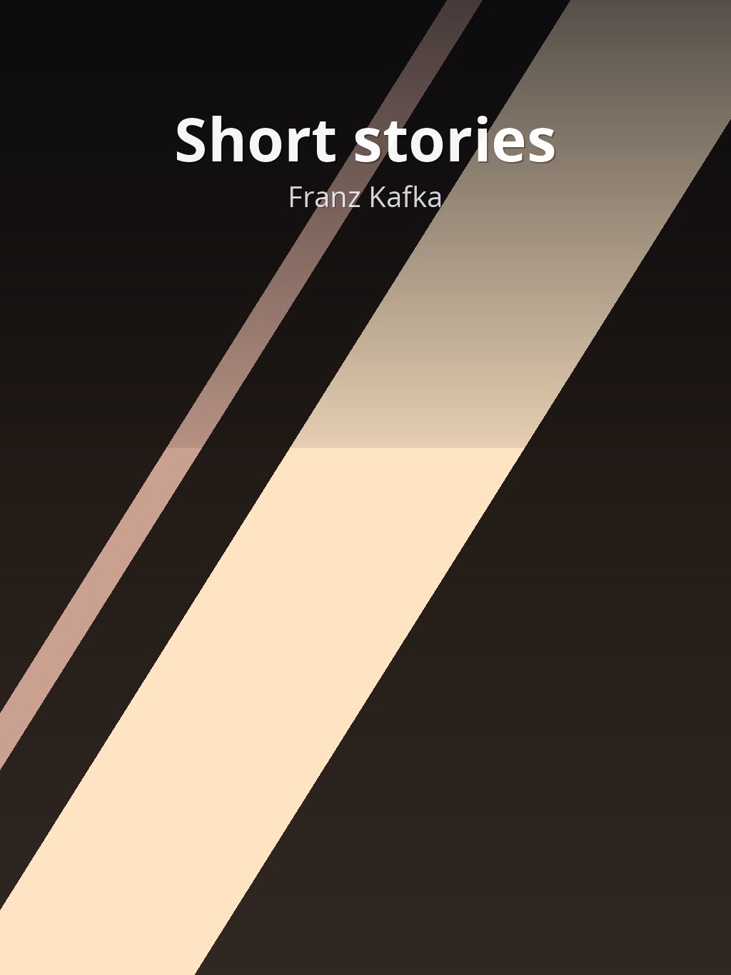 Short stories by Franz Kafka book cover