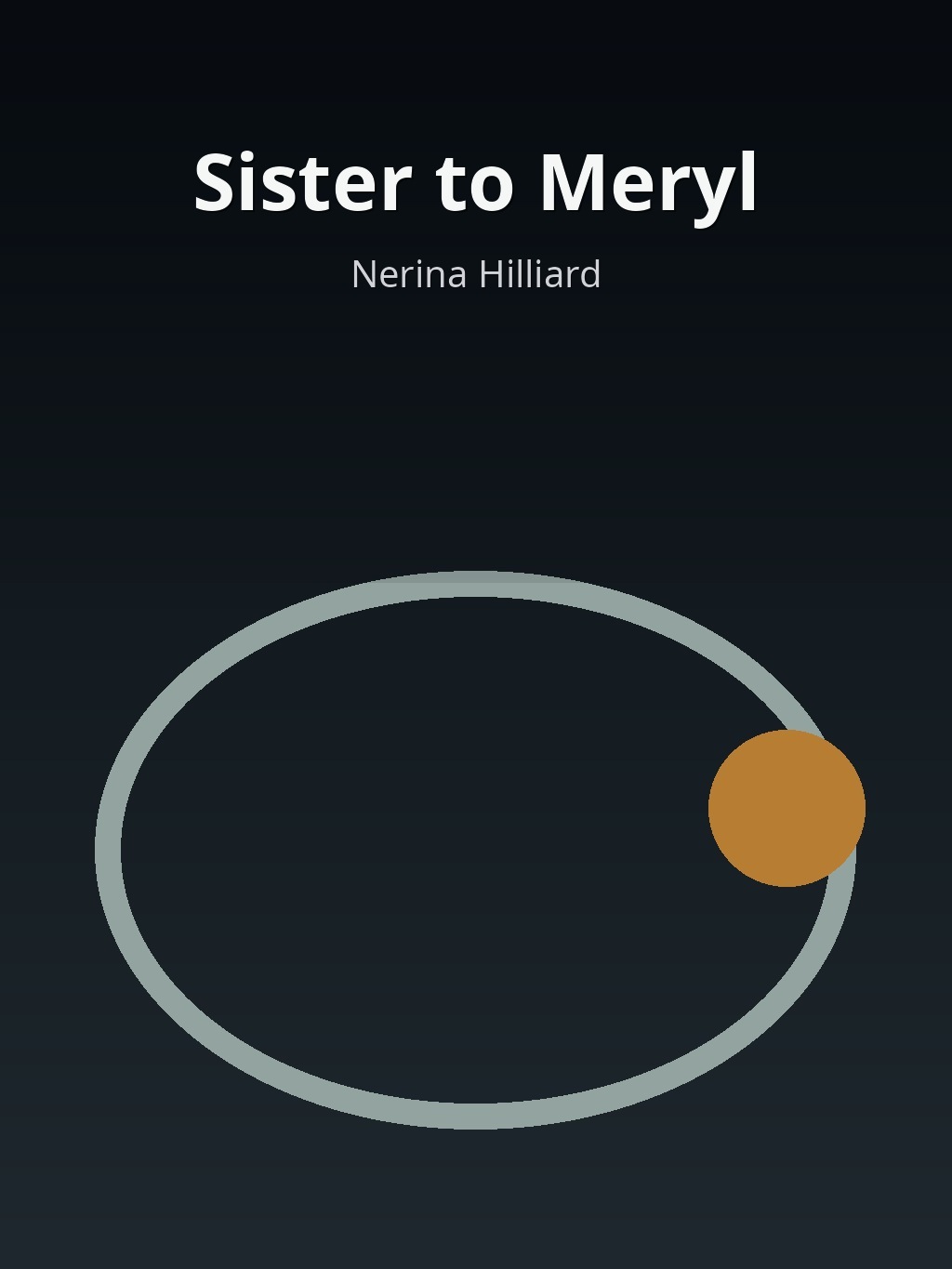 Sister to Meryl by Nerina Hilliard book cover