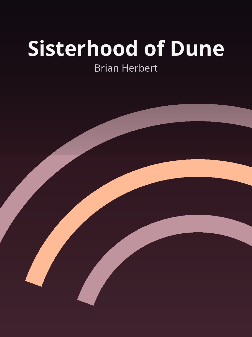 Sisterhood of Dune by Brian Herbert book cover