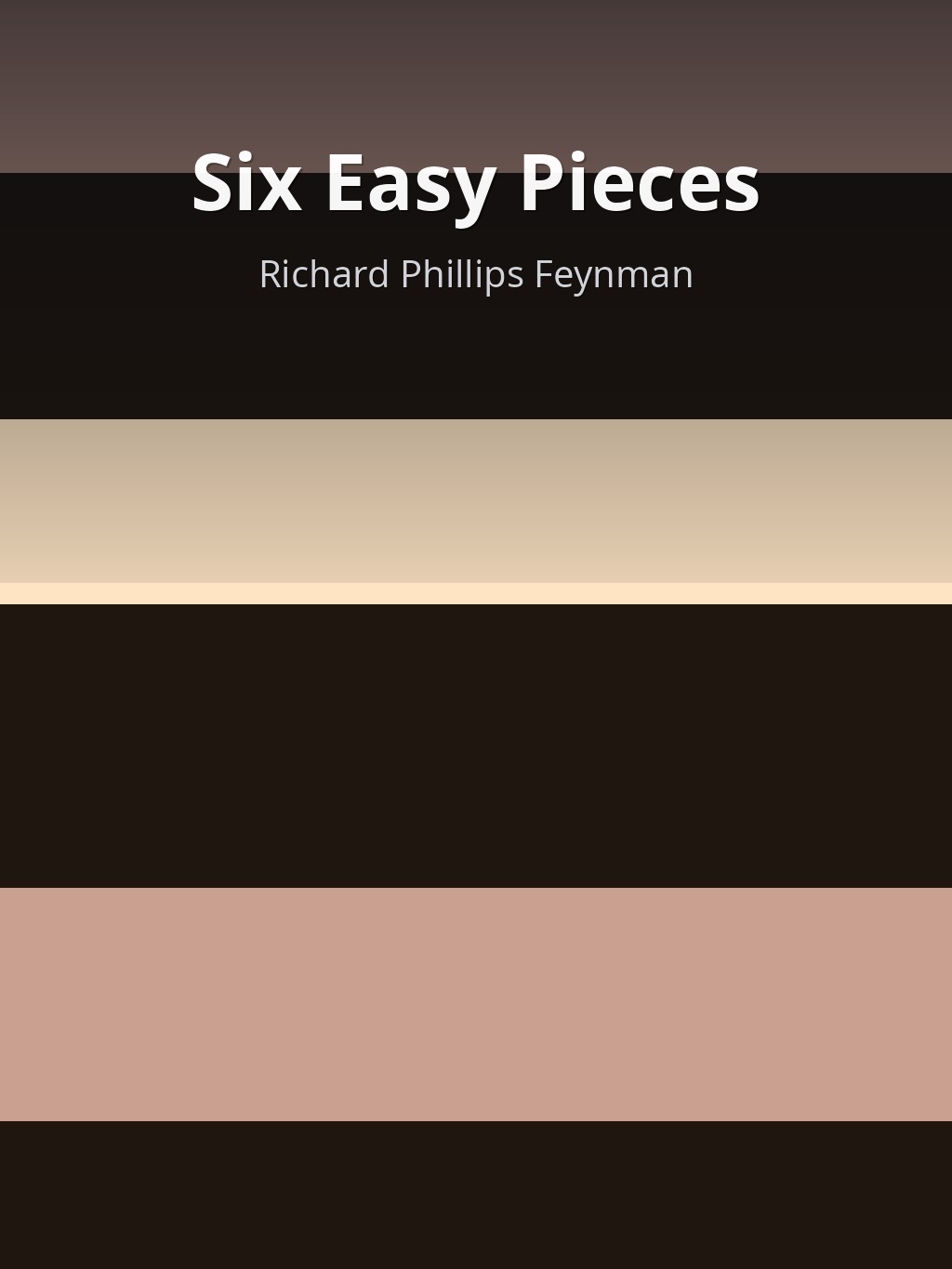 Six Easy Pieces by Richard Phillips Feynman book cover