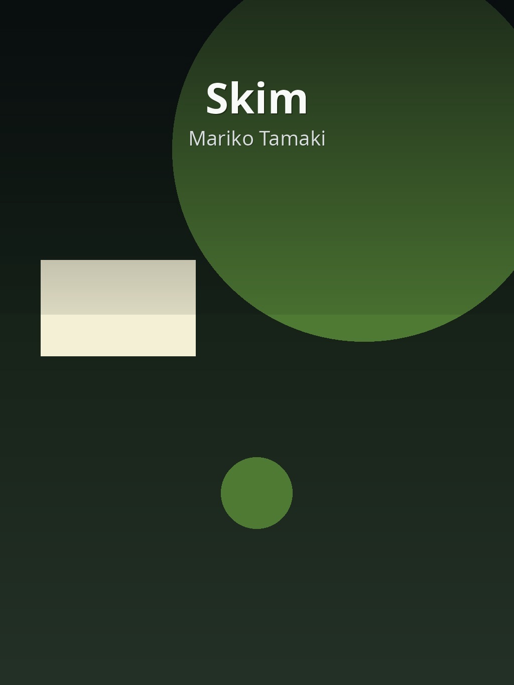Skim by Mariko Tamaki book cover