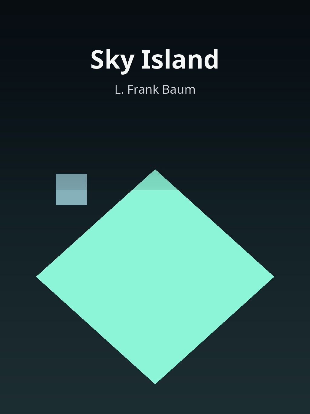 Sky Island by L. Frank Baum book cover
