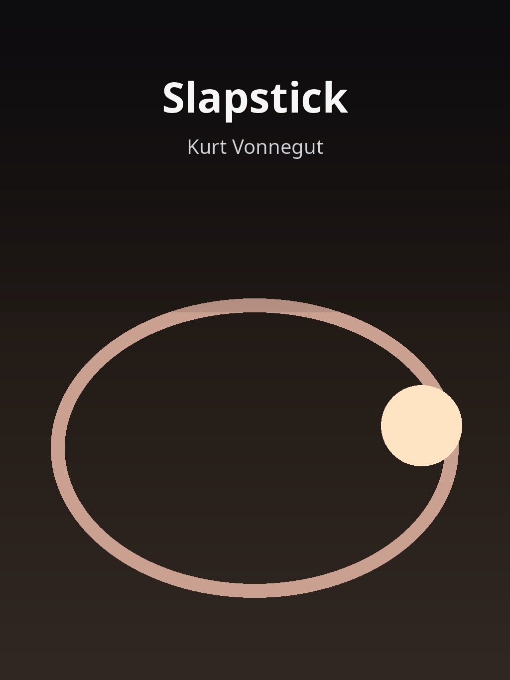 Slapstick by Kurt Vonnegut book cover