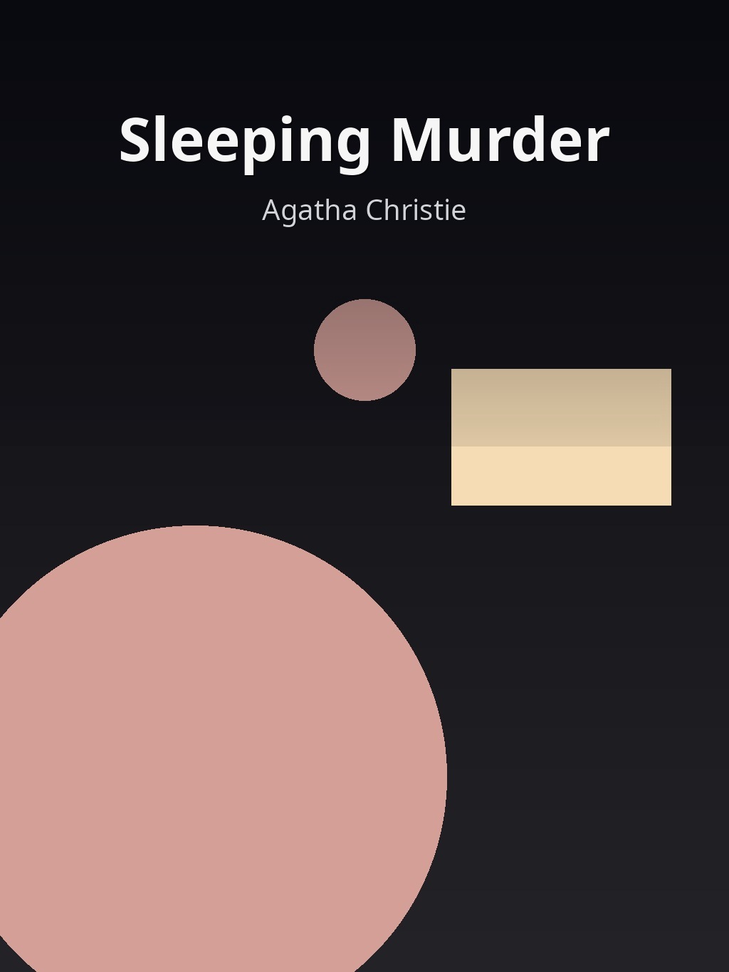 Sleeping Murder by Agatha Christie book cover