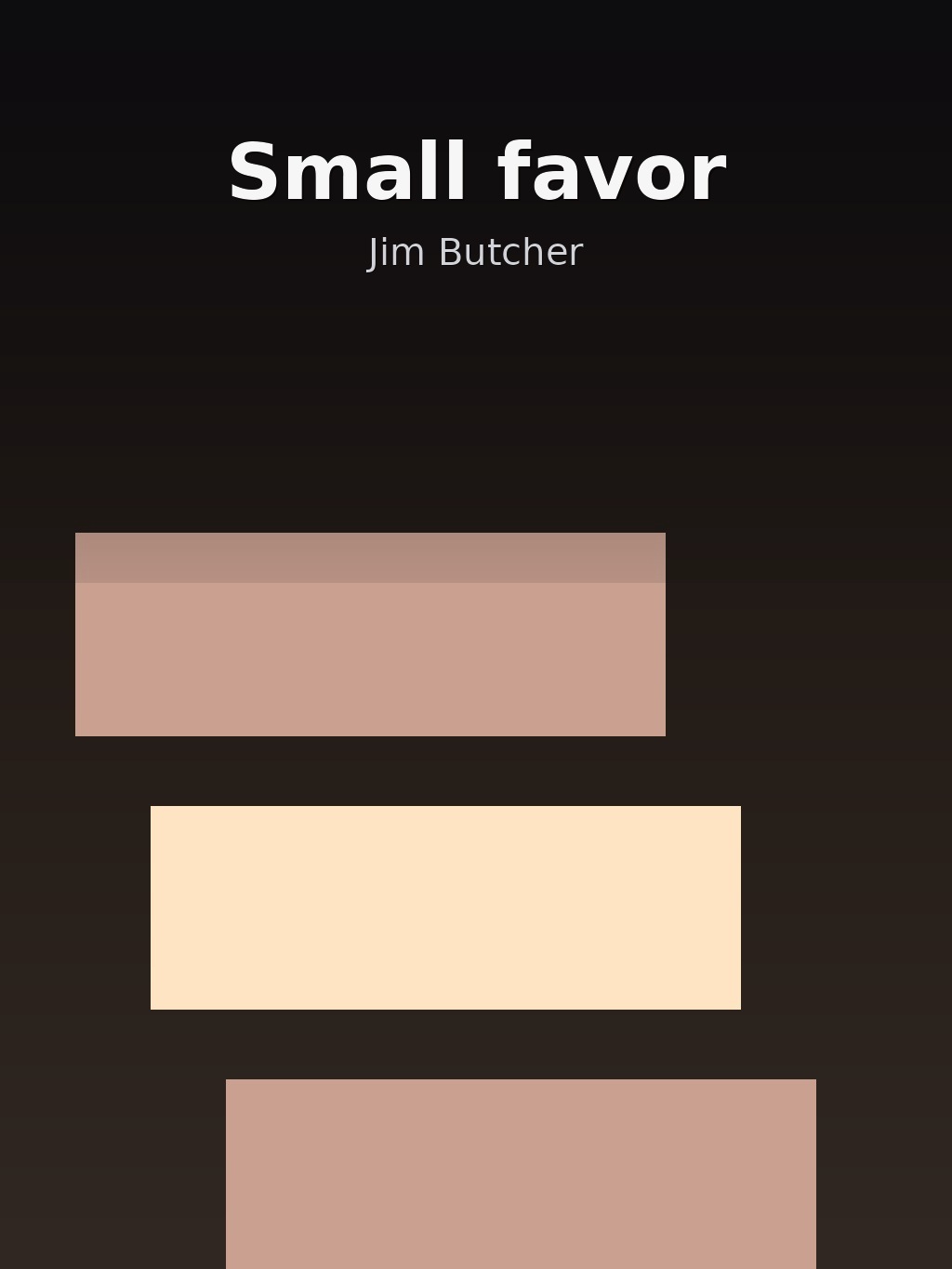 Small favor by Jim Butcher book cover