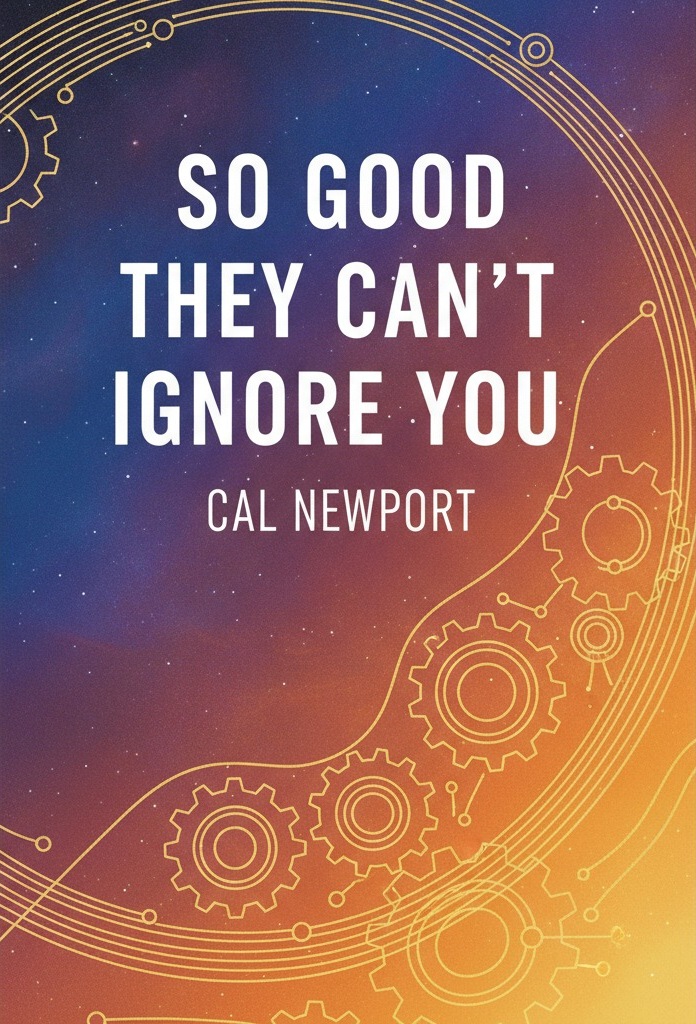 So Good They Can't Ignore You by Cal Newport book cover