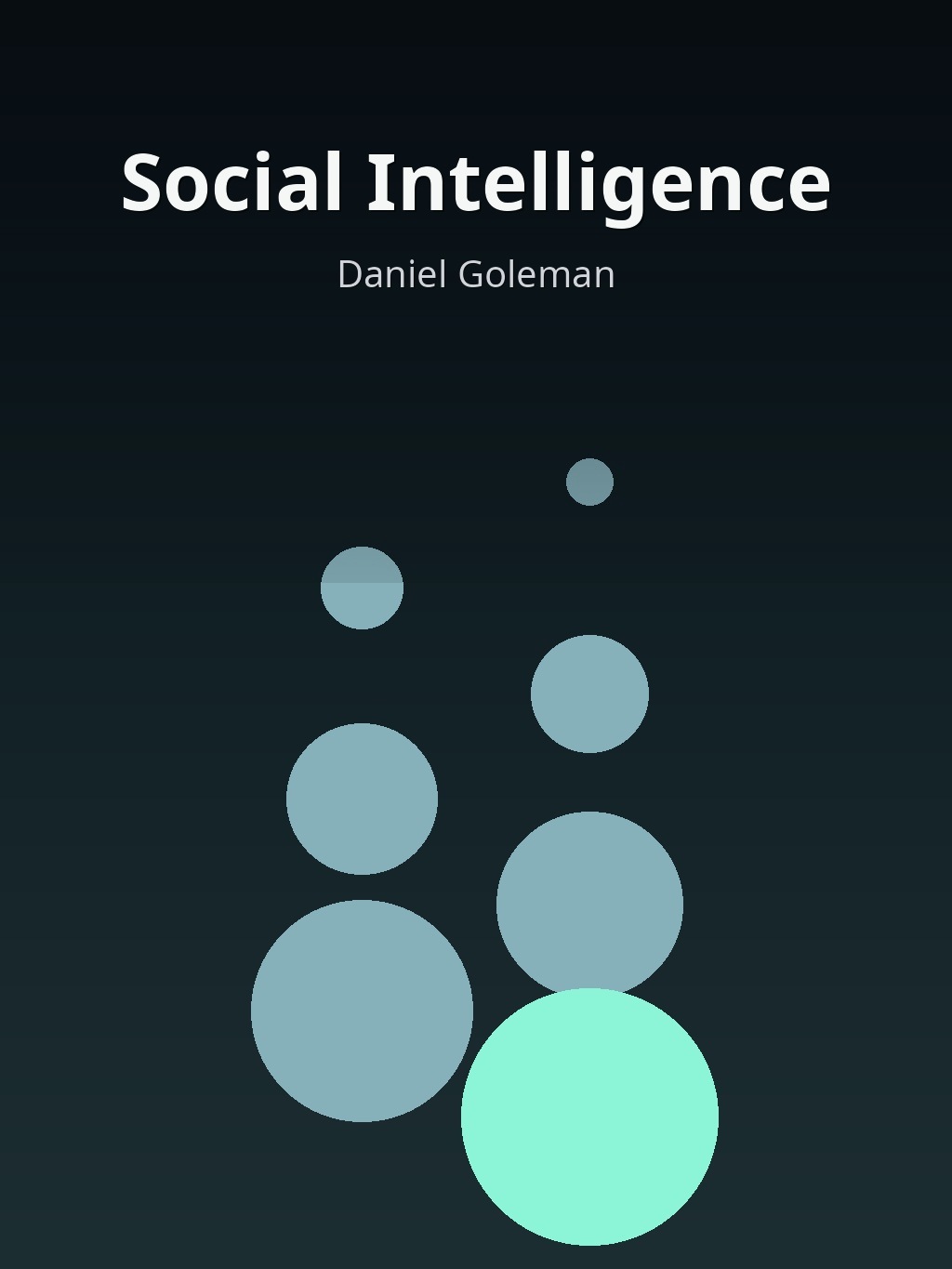 Social Intelligence by Daniel Goleman book cover