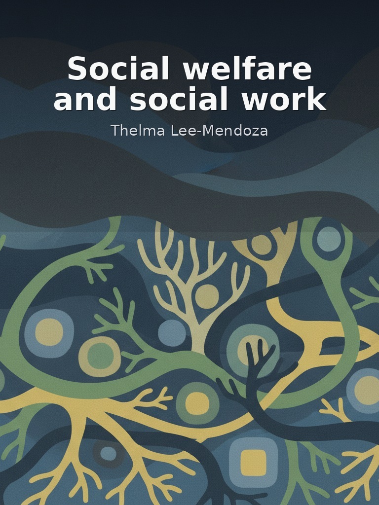 Social welfare and social work by Thelma Lee-Mendoza book cover