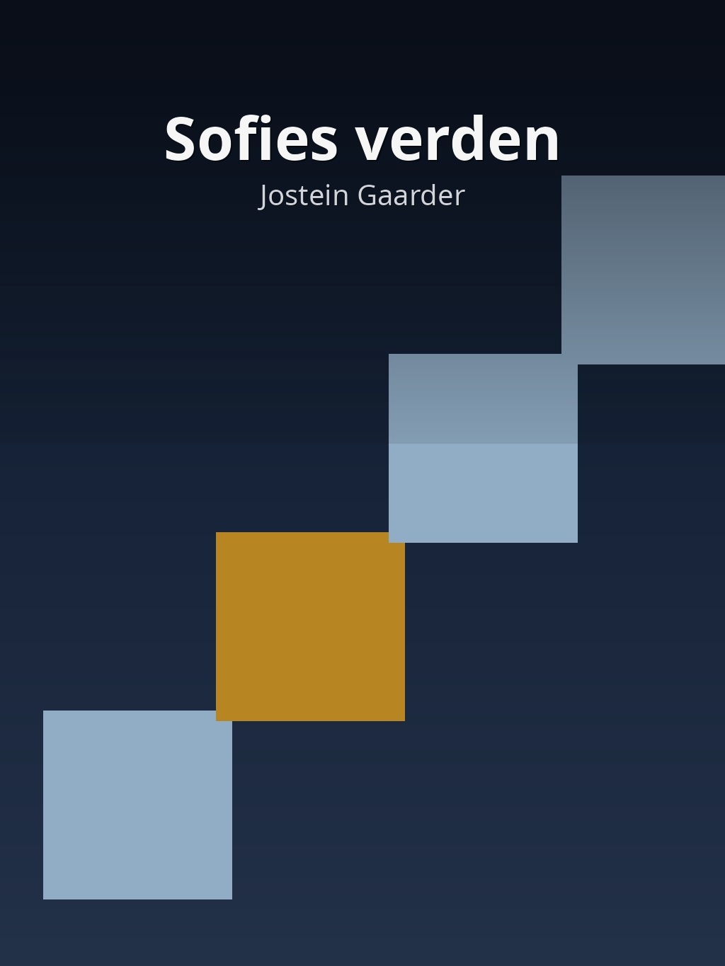 Sofies verden by Jostein Gaarder book cover