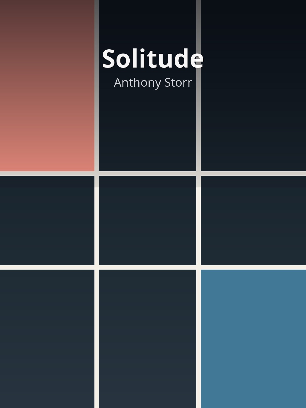 Solitude by Anthony Storr book cover