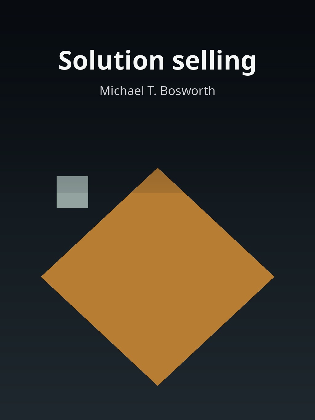 Solution selling by Michael T. Bosworth book cover