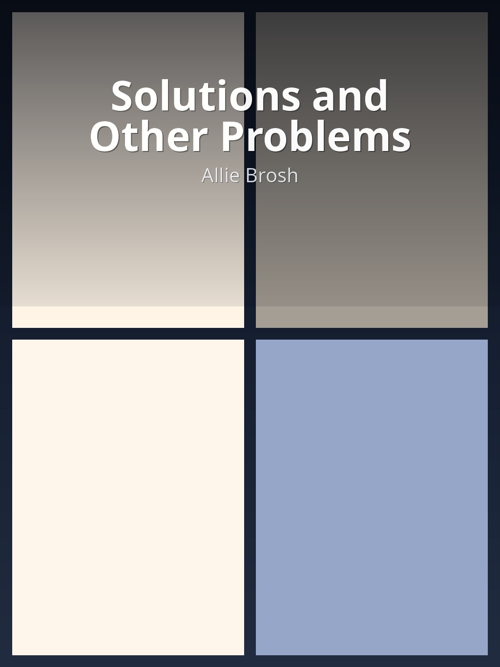 Solutions and Other Problems by Allie Brosh book cover
