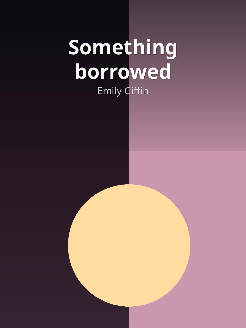 Something borrowed by Emily Giffin book cover