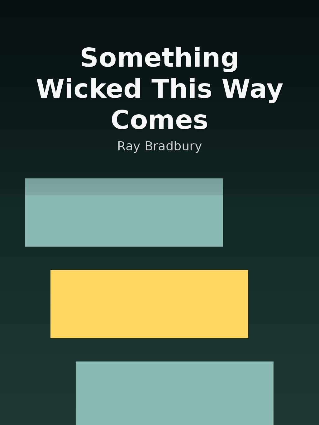 Something Wicked This Way Comes by Ray Bradbury book cover