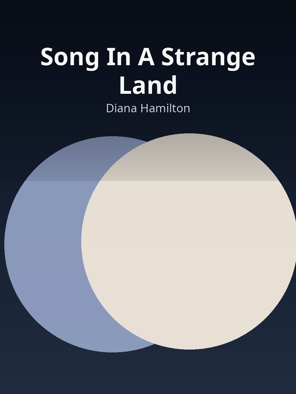 Song In A Strange Land by Diana Hamilton book cover