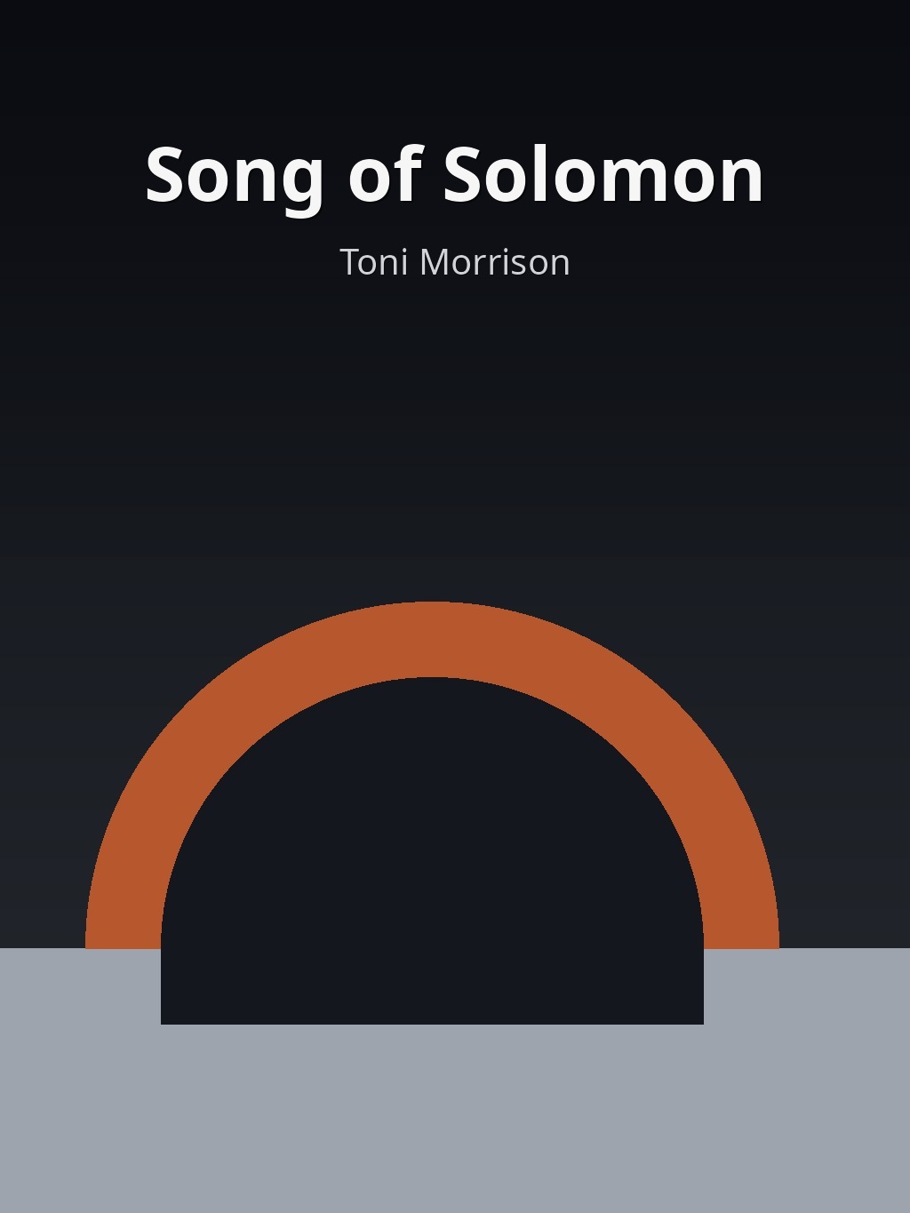 Song of Solomon by Toni Morrison book cover