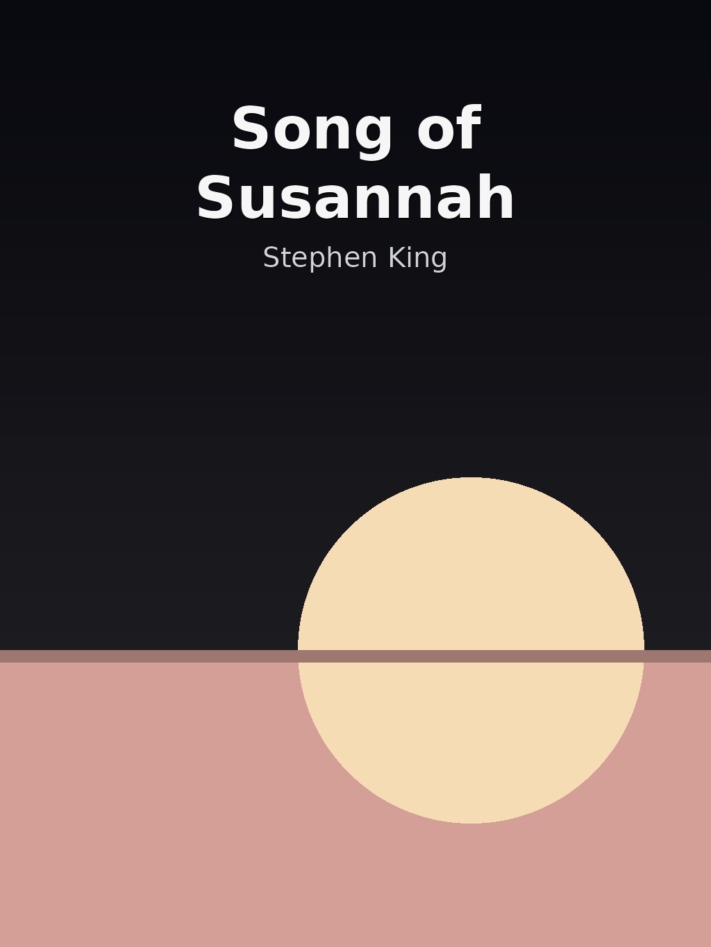 Song of Susannah by Stephen King book cover