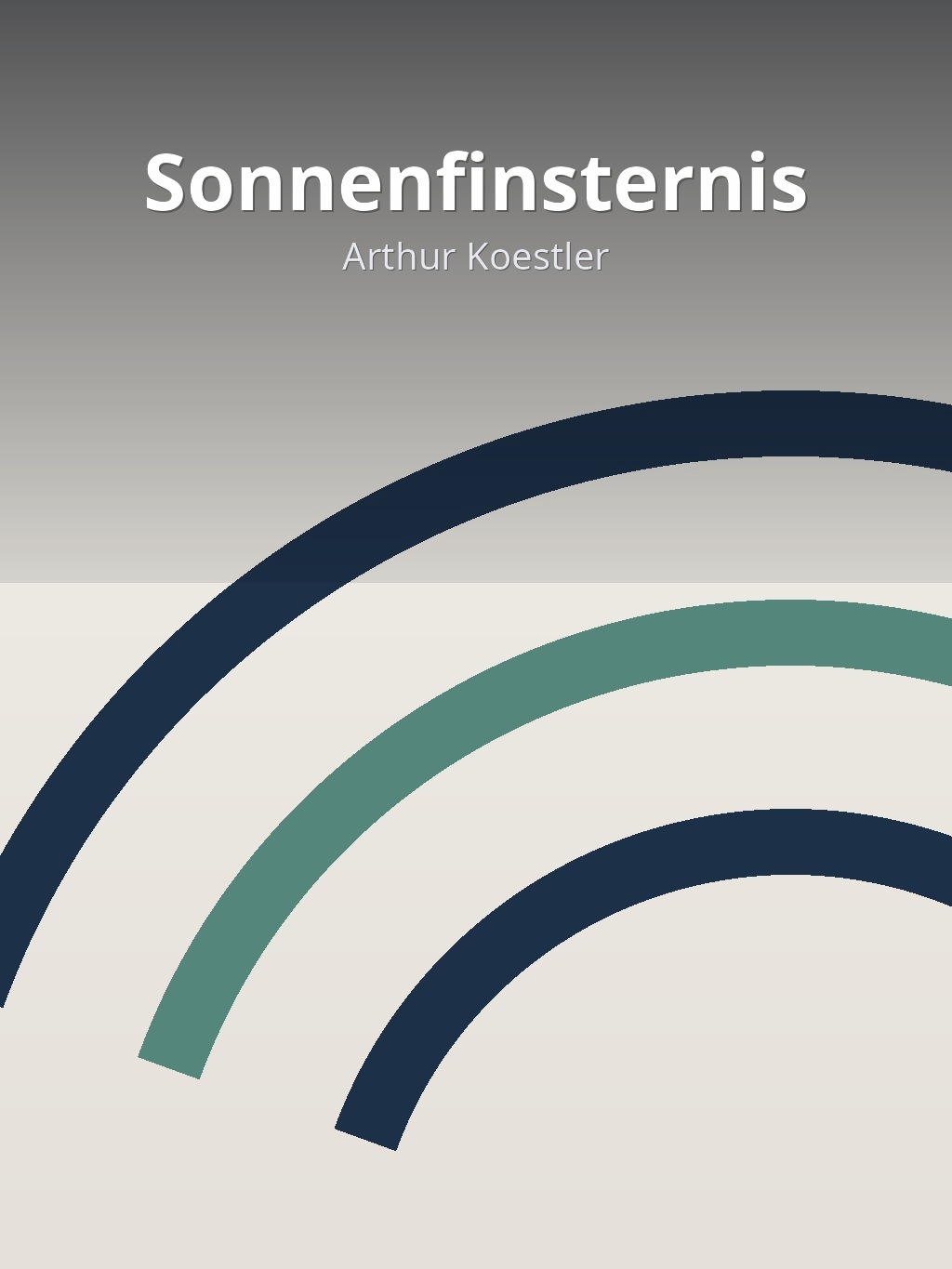 Sonnenfinsternis by Arthur Koestler book cover