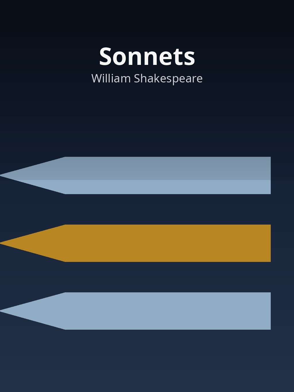 Sonnets by William Shakespeare book cover