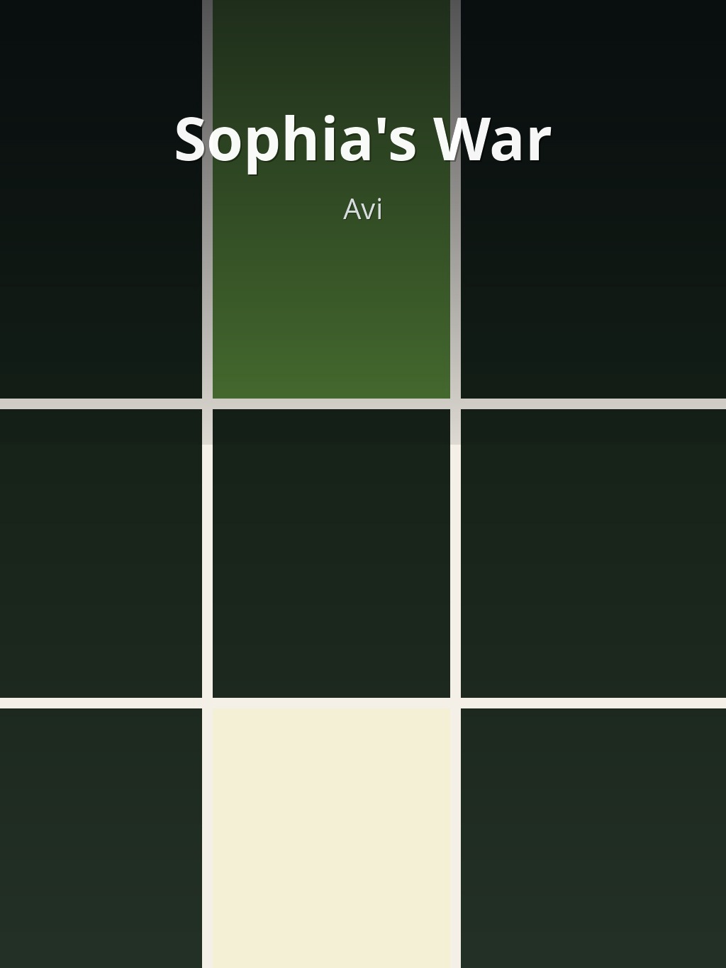 Sophia's War by Avi book cover
