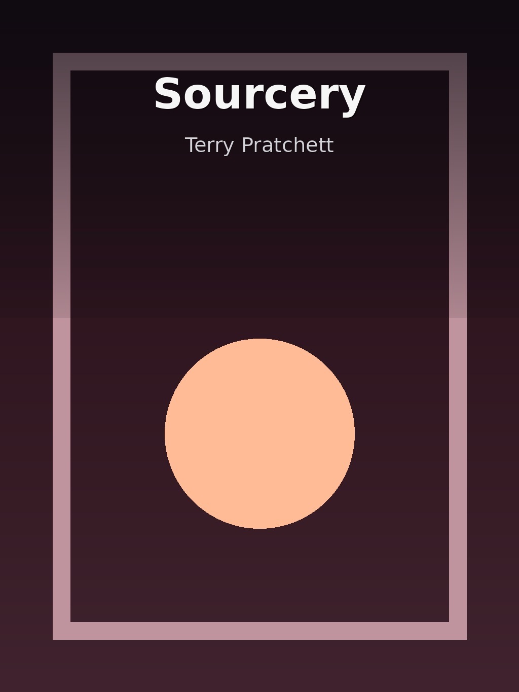 Sourcery by Terry Pratchett book cover