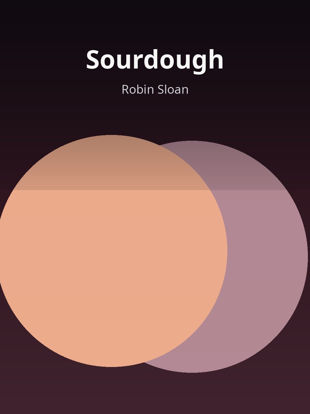 Sourdough by Robin Sloan book cover