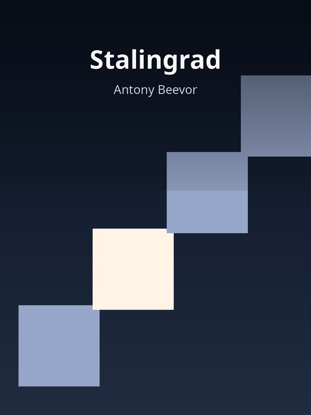 Stalingrad by Antony Beevor book cover