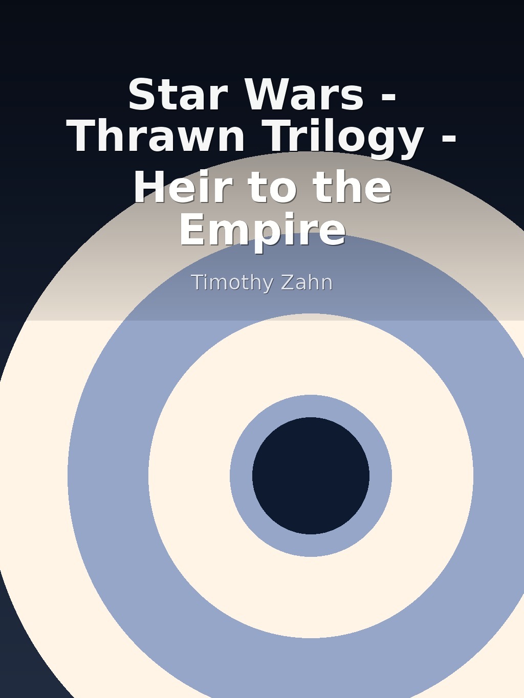 Star Wars - Thrawn Trilogy - Heir to the Empire by Timothy Zahn book cover