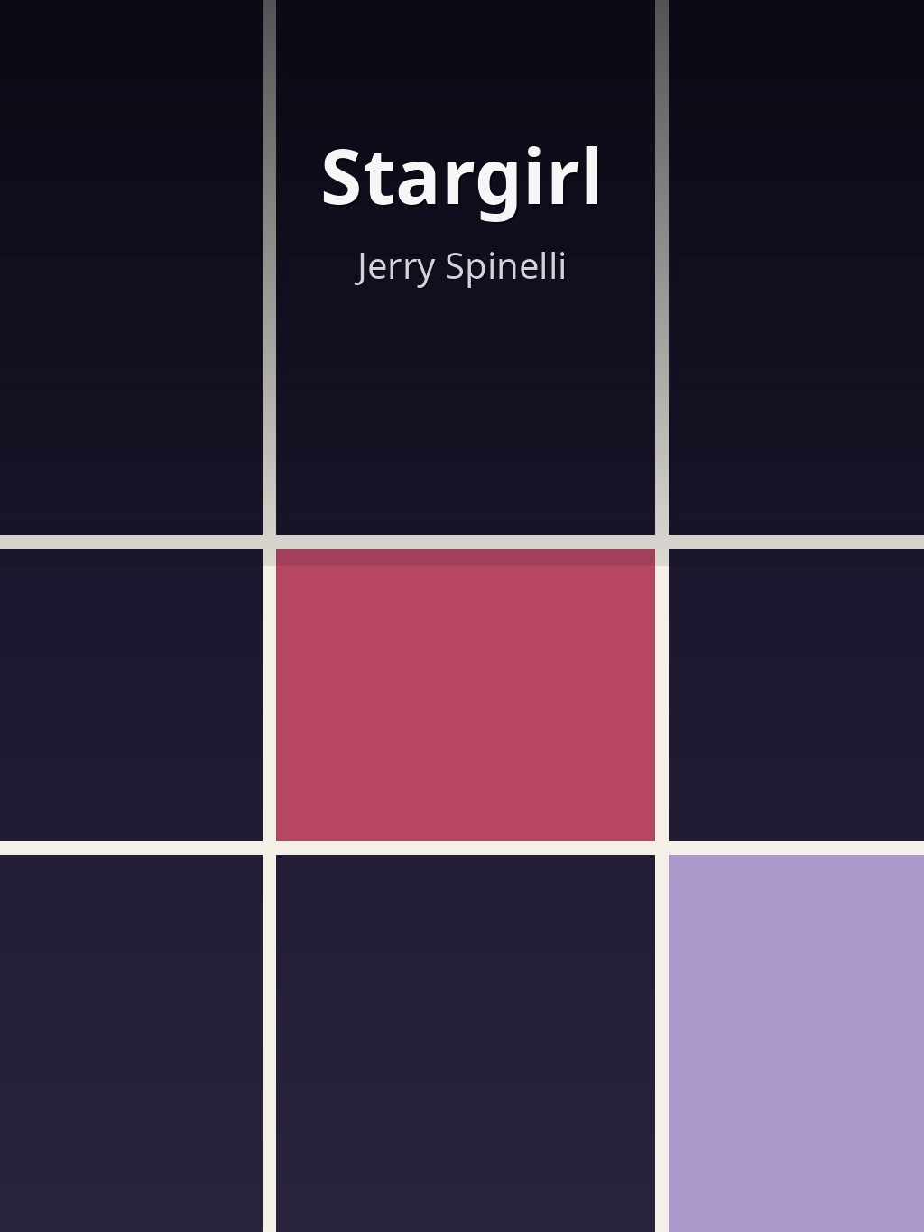 Stargirl by Jerry Spinelli book cover