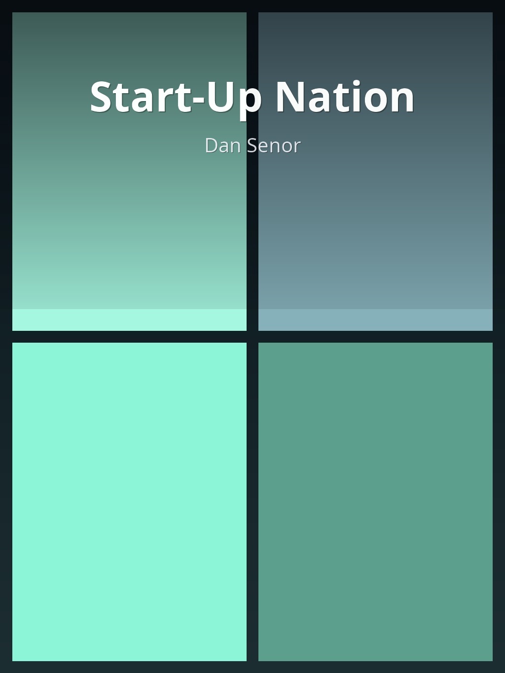 Start-Up Nation by Dan Senor book cover
