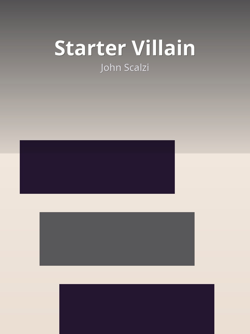 Starter Villain by John Scalzi book cover
