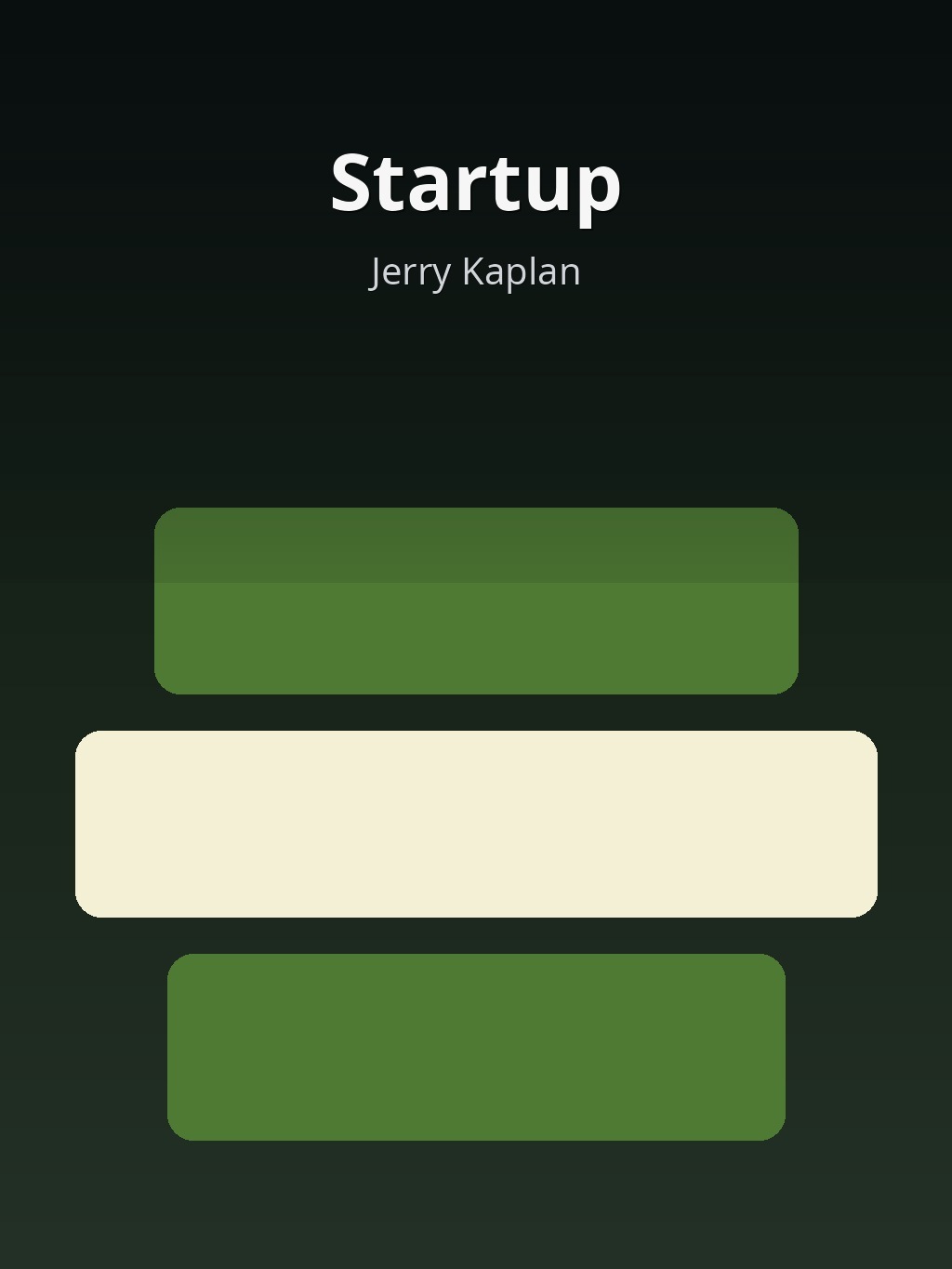 Startup by Jerry Kaplan book cover