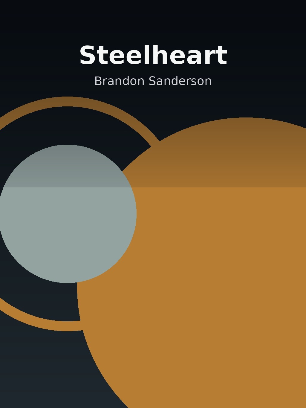 Steelheart by Brandon Sanderson book cover