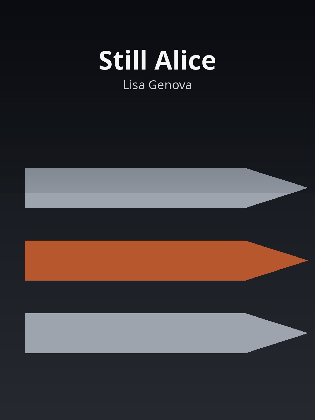 Still Alice by Lisa Genova book cover