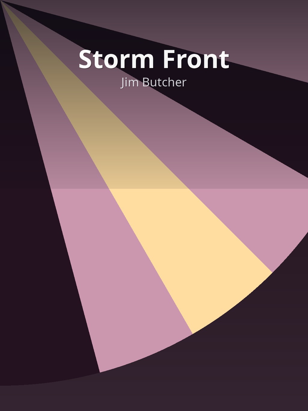 Storm Front by Jim Butcher book cover
