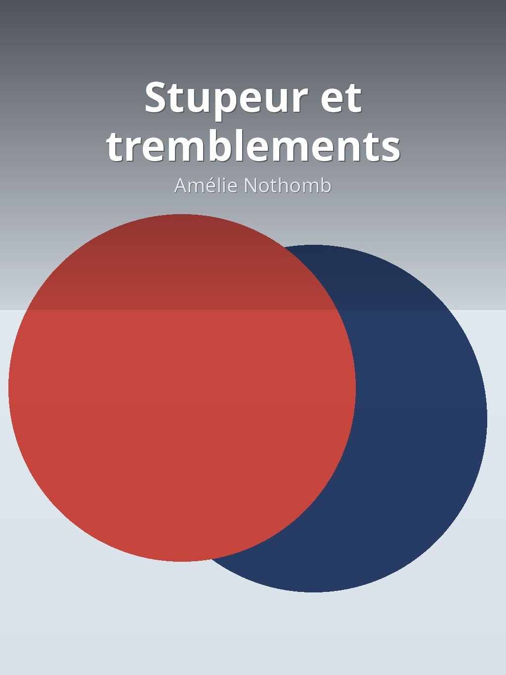 Stupeur et tremblements by Amélie Nothomb book cover