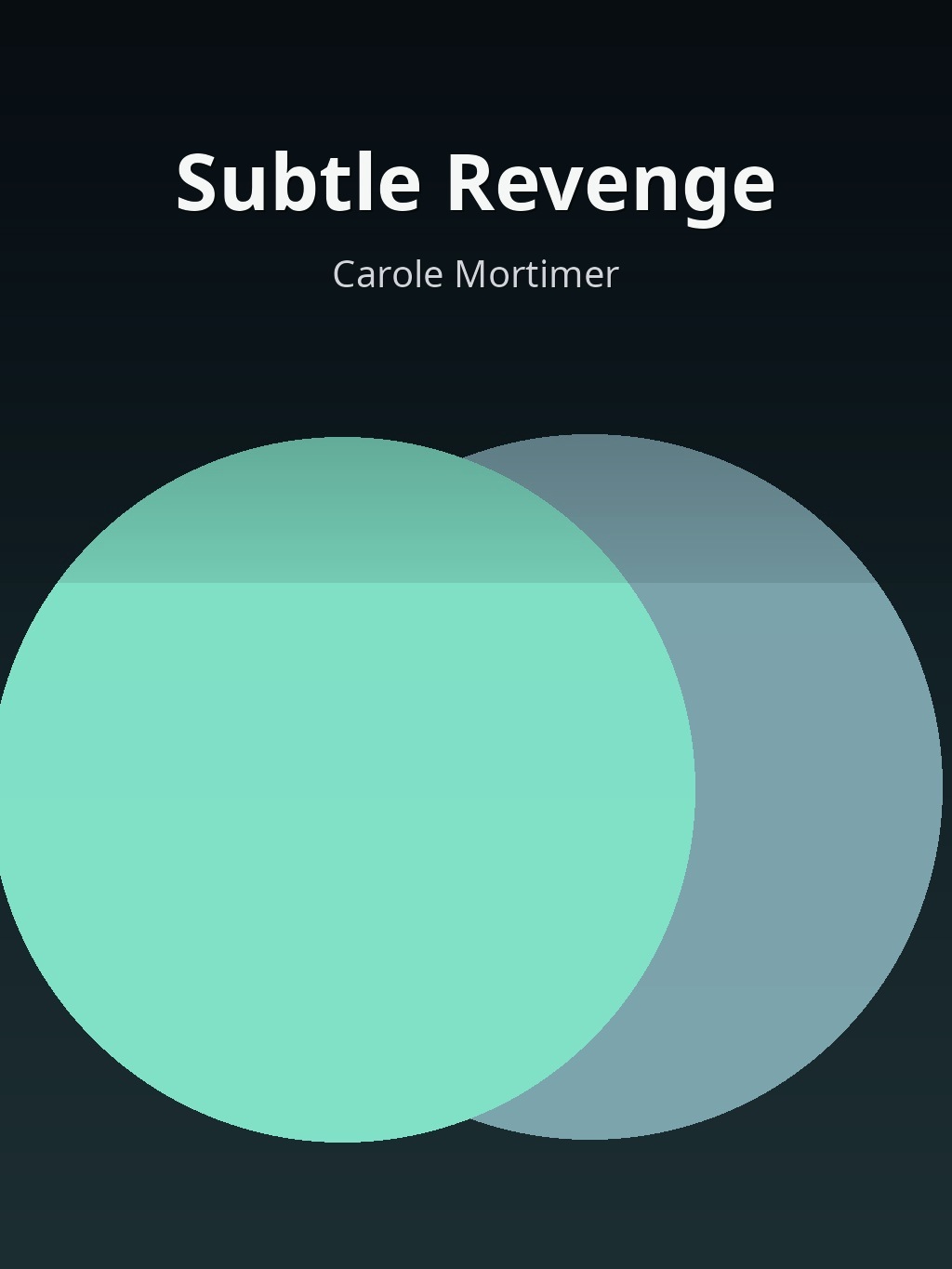 Subtle Revenge by Carole Mortimer book cover