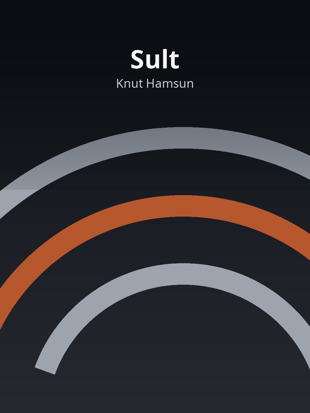 Sult by Knut Hamsun book cover